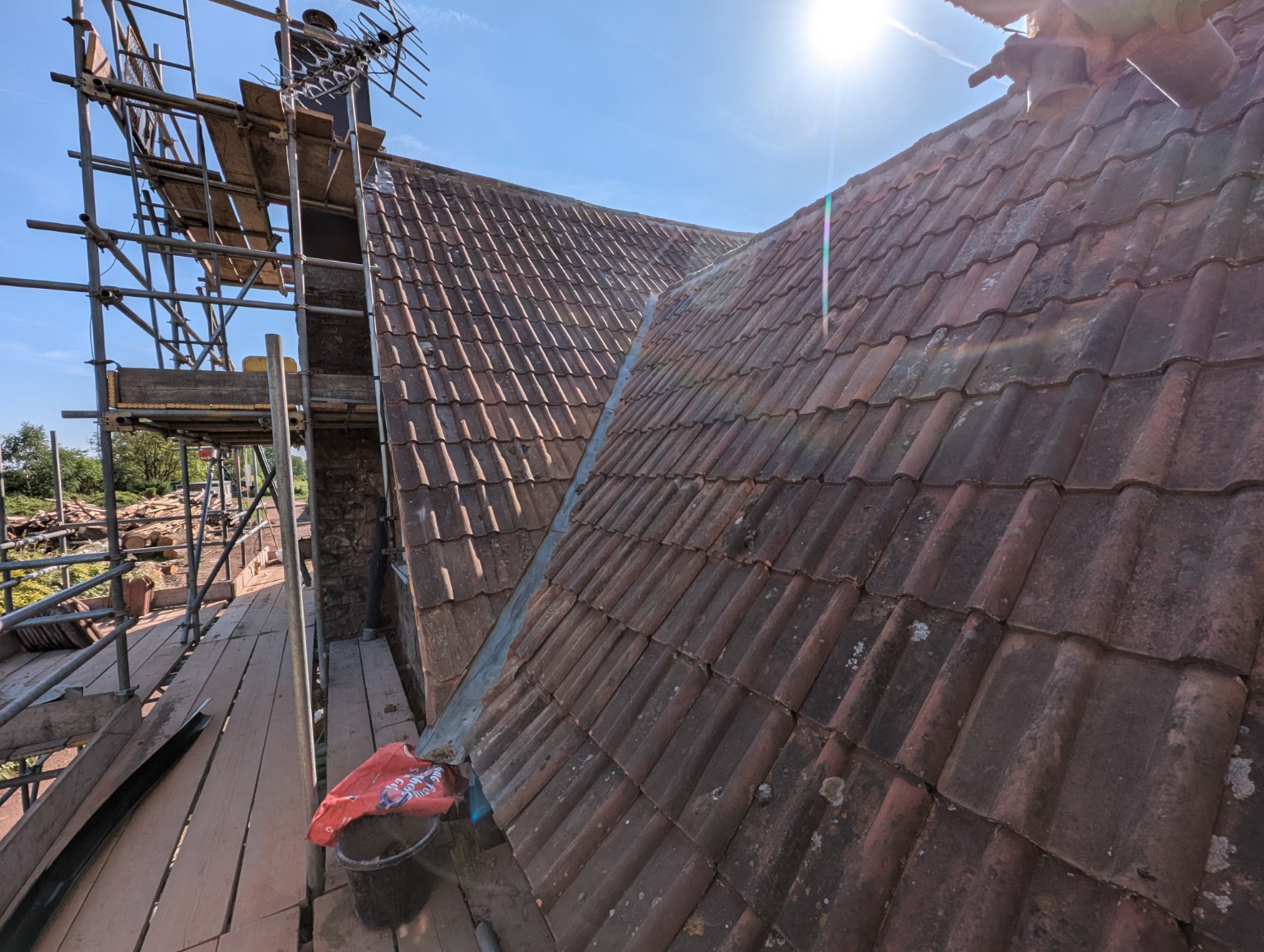 Large farmhouse roof in Lydney